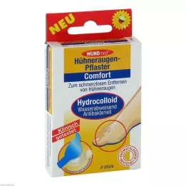 HÜHNERAUGENPFLASTER Comfort hidrokoloidas, 6 vnt