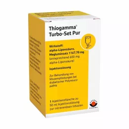 THIOGAMMA Turbo Set Pur injekciniai buteliai, 50 ml