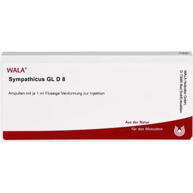 SYMPATHICUS GL D 8 ampulės, 10X1 ml