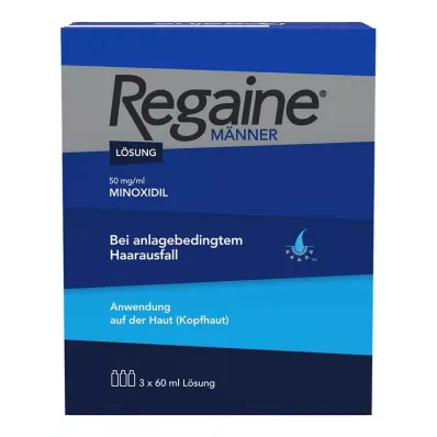 REGAINE Vyriškas tirpalas, 3x60 ml REGAINE Vyriškas tirpalas, 3x60 ml