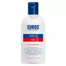 EUBOS TROCKENE Odos karbamido 5 % prausimosi losjonas, 200 ml