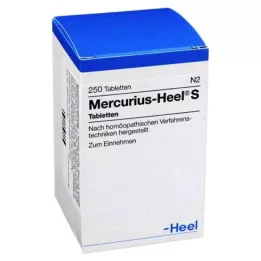 MERCURIUS HEEL S tabletės, 250 vnt