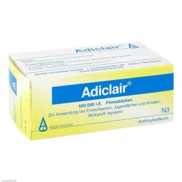ADICLAIR Plėvele dengtos tabletės, 100 vnt