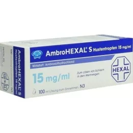 AMBROHEXAL S lašai nuo kosulio 15 mg/ml, 100 ml