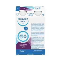 FRESUBIN ENERGY DRINK Miško vaisių gėrimas, 4X200 ml