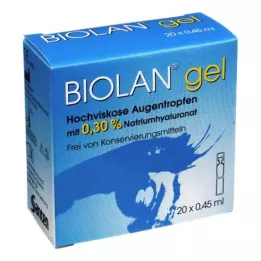 BIOLAN Geliniai akių lašai, 20X0,45 ml