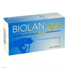 BIOLAN Geliniai akių lašai, 60X0,45 ml