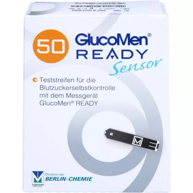 GLUCOMEN READY Jutiklio bandymo juostelės, 50 vnt