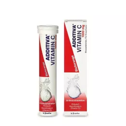 ADDITIVA Vitamino C kraujo apelsinų putojančios tabletės, 20 vnt