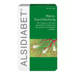 ALSIDIABET Diabetinės mikrocirkuliacijos kapsulės, 60 vnt