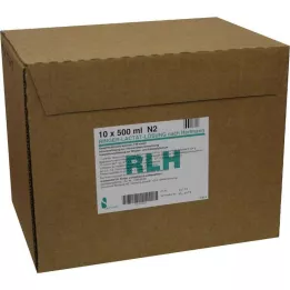 RINGER LACTAT Tirpalas PE-Buteliai, 10X500 ml