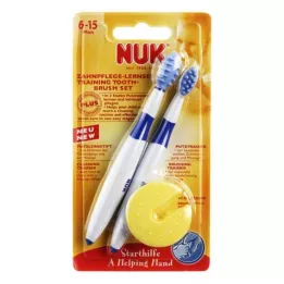 NUK Dantų priežiūros mokymosi rinkinys lizdinė plokštelė, 2 vnt