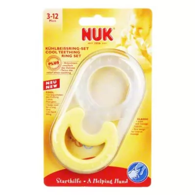 NUK Aušinimo žiedų rinkinys, 2 vnt NUK Aušinimo žiedų rinkinys, 2 vnt