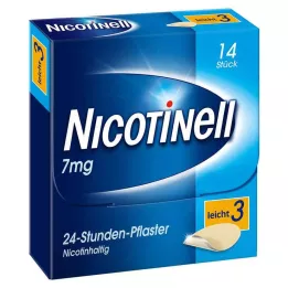 NICOTINELL 7 mg/24 val. pleistras 17,5 mg, 14 vnt