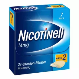 NICOTINELL 14 mg/24 val. pleistras 35mg, 7 vnt