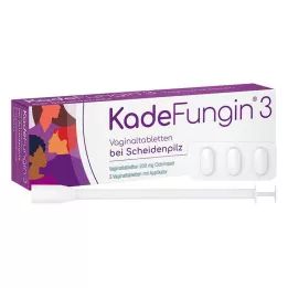 KADEFUNGIN 3 makšties tabletės, 3 vnt