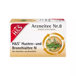 H&amp;S kosulio ir bronchų arbatos N filtrų maišeliai, 20x2,0 g