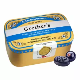 GRETHERS Juodųjų serbentų sidabras zf.Past.Tin, 440 g