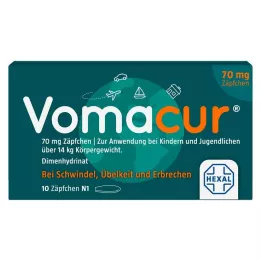 VOMACUR 70 žvakučių, 10 vnt