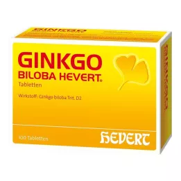 GINKGO BILOBA HEVERT Tabletės, 100 vnt