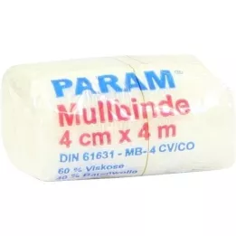 MULLBINDEN 4 cm su celofanu, 1 vnt