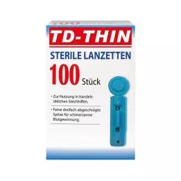 GLUCO TEST Lancetai, 100 vnt