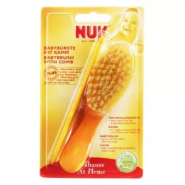 NUK Kūdikių šepetys su šukomis, 1 vnt