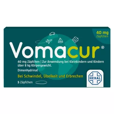 VOMACUR 40 žvakučių, 5 vnt VOMACUR 40 žvakučių, 5 vnt