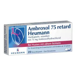AMBROXOL 75 retard Heumann kapsulės, 20 vnt
