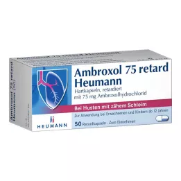 AMBROXOL 75 retard Heumann kapsulės, 50 vnt