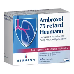 AMBROXOL 75 retard Heumann kapsulės, 100 vnt