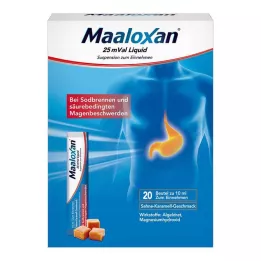 MAALOXAN 25 mVal Skystis, 20X10 ml