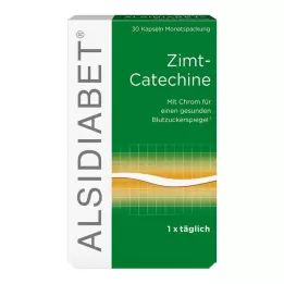 ALSIDIABET Cinamono katechinai diabetikams II Kapsulės, 30 vnt