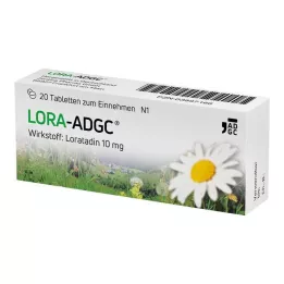 LORA ADGC Tabletės, 20 vnt