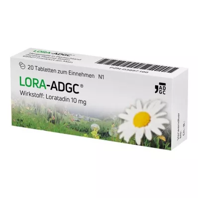 LORA ADGC Tabletės, 20 vnt
