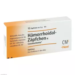 HÄMORRHOIDAL Žvakutės N Cosmochema, 12 vnt
