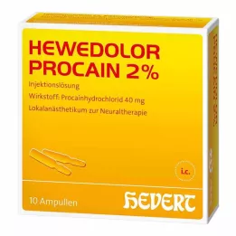 HEWEDOLOR Prokainas 2% ampulės, 10 vnt