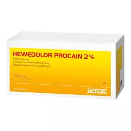 HEWEDOLOR Prokainas 2% ampulės, 100 vnt