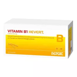 VITAMIN B1 HEVERT ampulės, 100 vnt