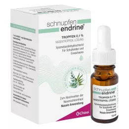 SCHNUPFEN ENDRINE 0,1% nosies lašai, 10 ml