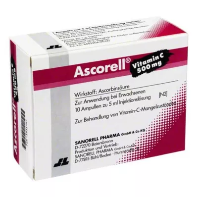 ASCORELL Injekcinis tirpalas, 10X5 ml ASCORELL Injekcinis tirpalas, 10X5 ml