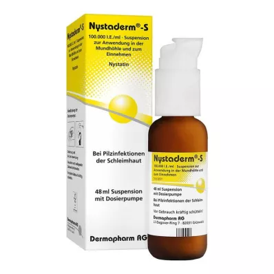 NYSTADERM S Suspensijos dozavimo pompa, 48 ml