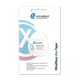 MIRADENT Dantų siūlas Mirafloss Tape CHX 20 m, 1 vnt