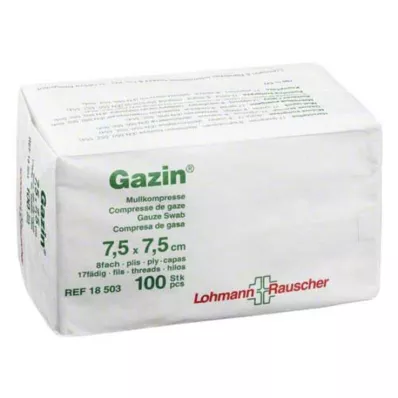 GAZIN Marlės komp. 7,5x7,5 cm nesterilus 8 krypčių veikimas, 100 vnt