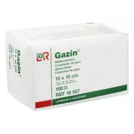 GAZIN Marlės komp. 10x10 cm nesterilus 12 kartų veikimas, 100 vnt