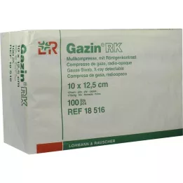 GAZIN Marlės kompl. 10x12,5 cm nesterili 12 kartų RK, 100 vnt