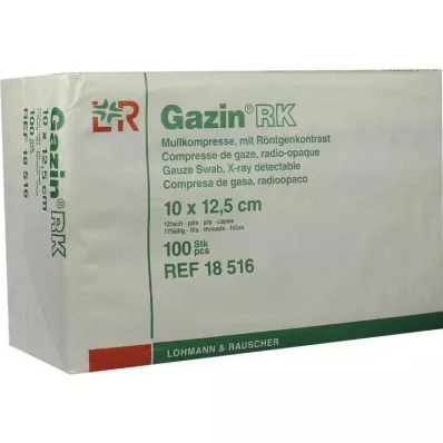 GAZIN Marlės kompl. 10x12,5 cm nesterili 12 kartų RK, 100 vnt GAZIN Marlės kompl. 10x12,5 cm nesterili 12 kartų RK, 100 vnt