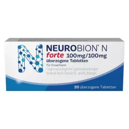 NEUROBION N forte dengtos tabletės, 20 vnt