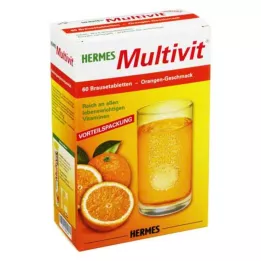 HERMES Multivit šnypščiosios tabletės, 60 vnt