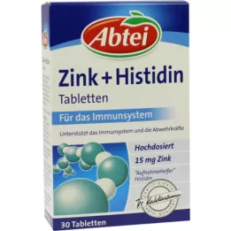 ABTEI Cinkas + histidinas tabletės, 30 vnt